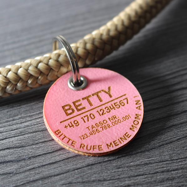 DOG TAG / HUNDEMARKE - Biothane - personalisiert