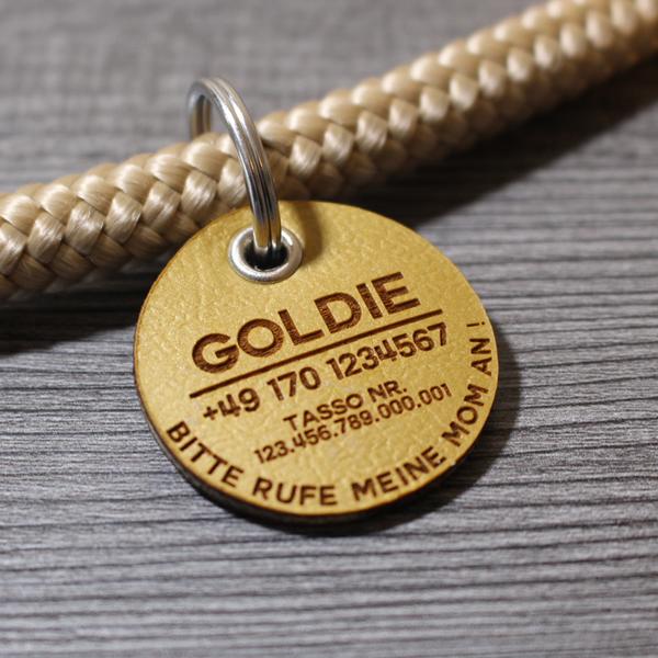 DOG TAG / HUNDEMARKE - Biothane - personalisiert