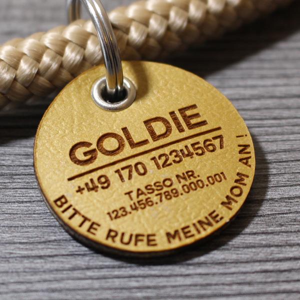 DOG TAG / HUNDEMARKE - Biothane - personalisiert