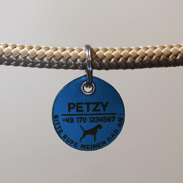 DOG TAG - BIOTHANE - personalized