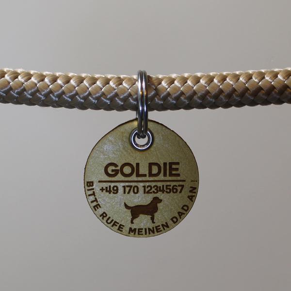 DOG TAG / HUNDEMARKE - BIOTHANE - personalisiert