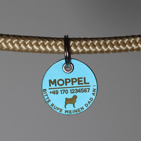 DOG TAG / HUNDEMARKE - BIOTHANE - personalisiert