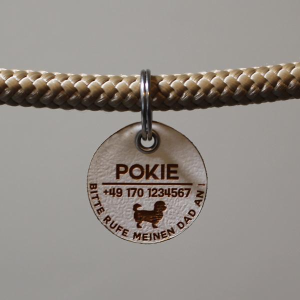 DOG TAG - BIOTHANE - personalized