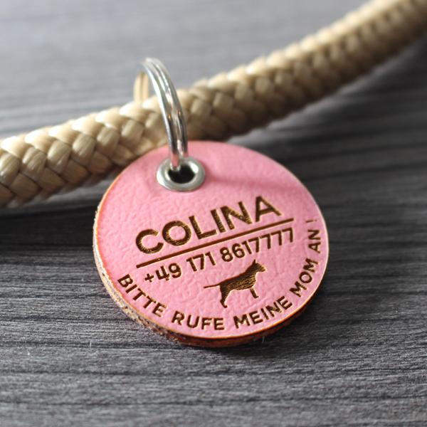 DOG TAG / HUNDEMARKE - BIOTHANE - personalisiert