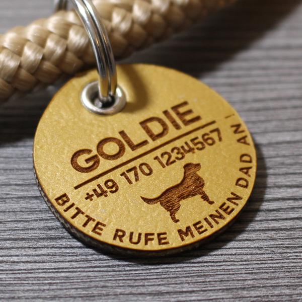DOG TAG / HUNDEMARKE - BIOTHANE - personalisiert