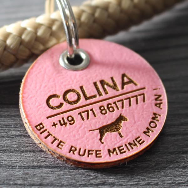DOG TAG / HUNDEMARKE - BIOTHANE - personalisiert