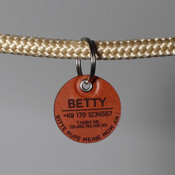 DOG TAG - Leather - personalized