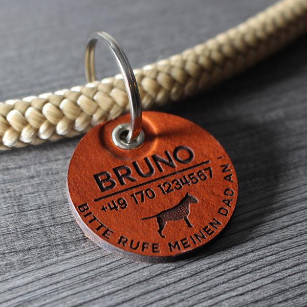 DOG TAG / HUNDEMARKE - Bullterrier - personalisiert