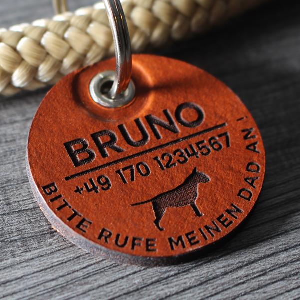 DOG TAG / HUNDEMARKE - Bullterrier - personalisiert