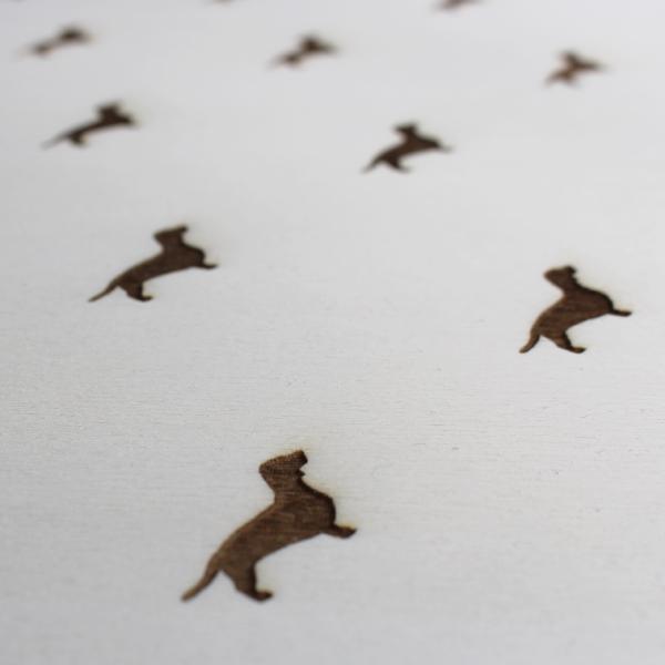 Dackel - Holzbox / Holzkiste - B-STYLE BOTTOM