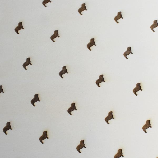 Englische Bulldogge  - Holzbox / Holzkiste - B-STYLE BOTTOM