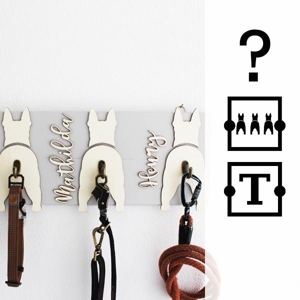 Hundeleinenhalter - NAME - HUND