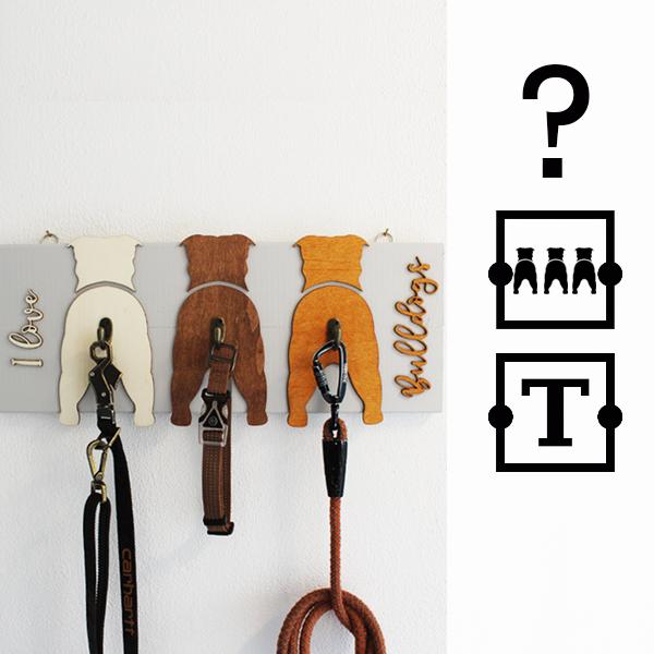 Hundeleinenhalter - NAME - HUND