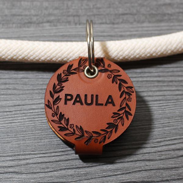 HUNDEMARKENTASCHE - NAME - personalisiert