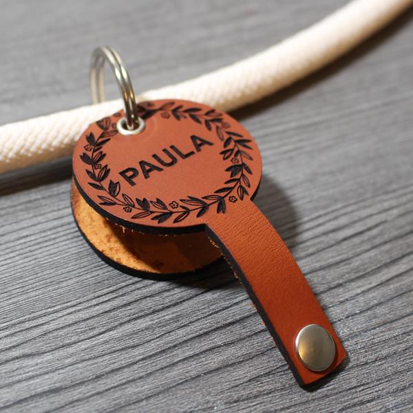 HUNDEMARKENTASCHE - NAME - personalisiert