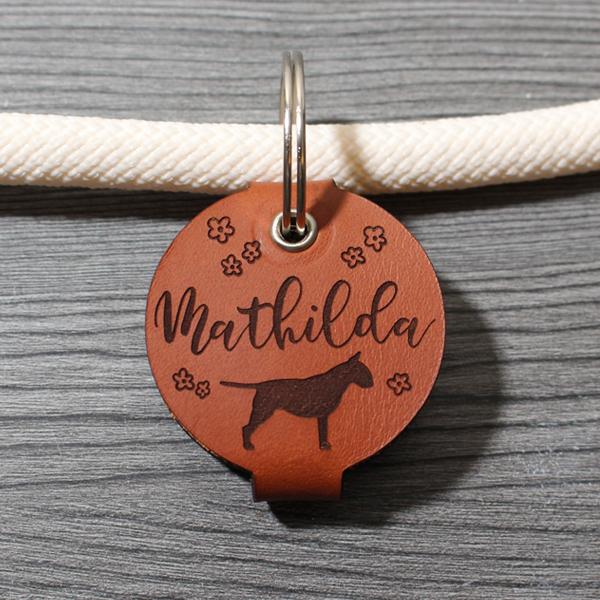 DOG TAG BAG - Bull Terrier - personalized