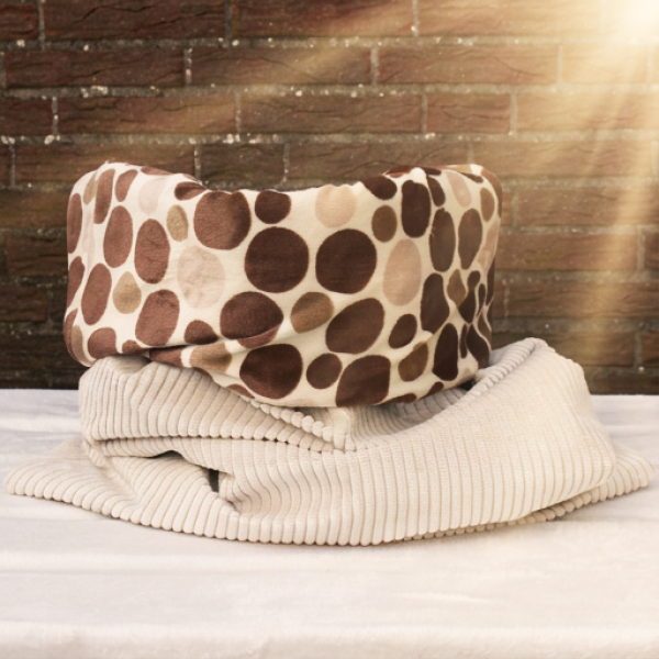 Hundeschlafsack DOTTY COFFEE