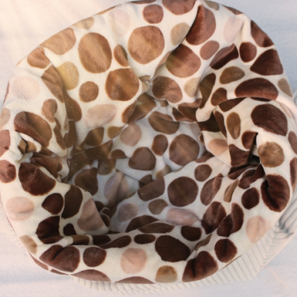 Hundeschlafsack DOTTY COFFEE