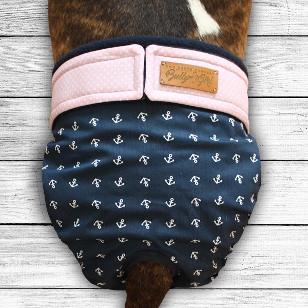 Dog Season Pants / Dog Heat Pants - ANCHORS ON BLUE