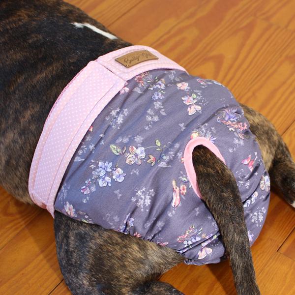 Dog Season Pants / Dog Heat Pants - LILAC FLOWER