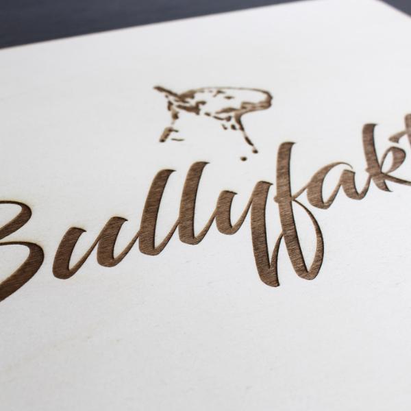 Treats Box - Bull Terrier - wooden box - BULLYFAKTUR
