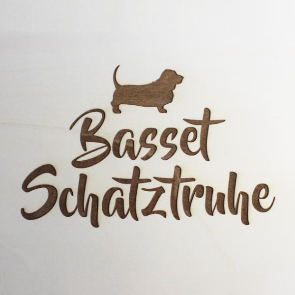 Basset - Holzbox / Holzkiste - BASSET SCHATZTRUHE