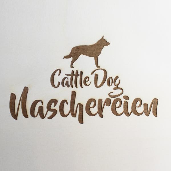 Cattle Dog  - Holzbox / Holzkiste - CATTLE DOG NASCHEREIEN