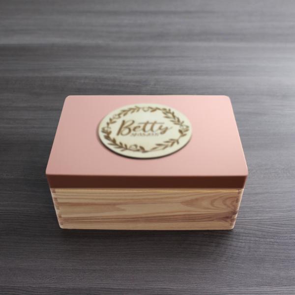 Name Date - wooden box - ENGLISH BULL TERRIER