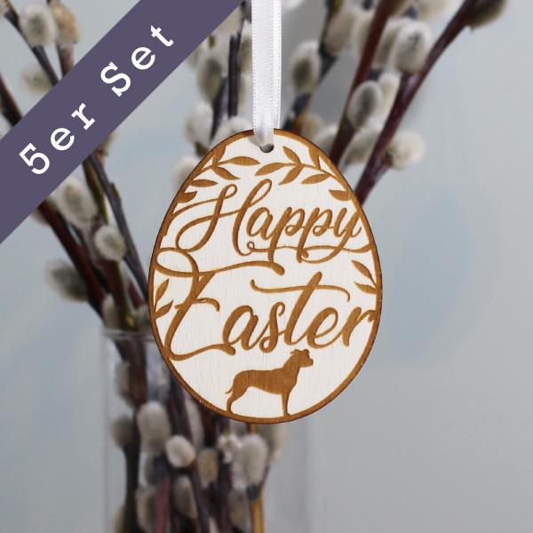 Easter decoration - AMSTAFF / AMERICAN STAFFORDSHIRE TERRIER - v1