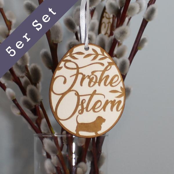 Easter decoration - BASSET / BASSET HOUND - v1