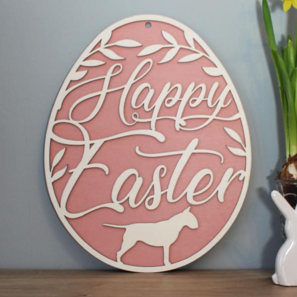 Osterdeko - BULLTERRIER - v1