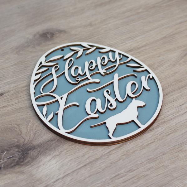 Osterdeko - BULLTERRIER - v1