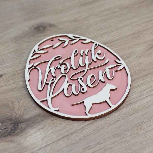 Osterdeko - BULLTERRIER - v1