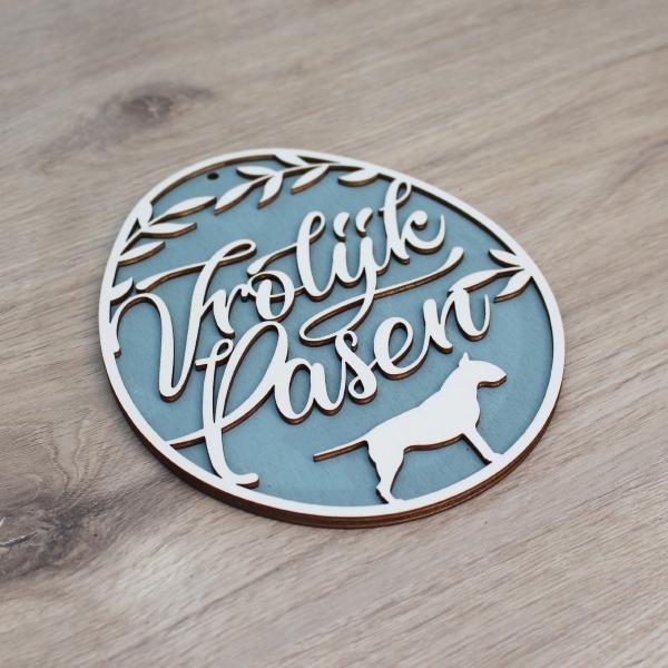 Osterdeko - BULLTERRIER - v1