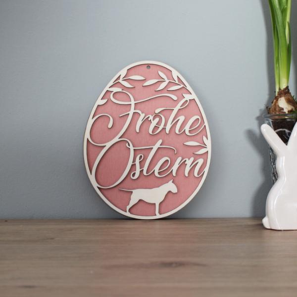 Osterdeko - BULLTERRIER - v1