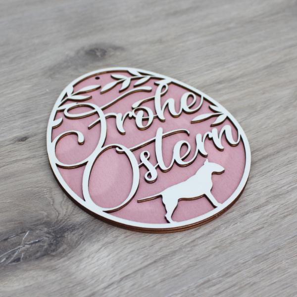 Osterdeko - BULLTERRIER - v1