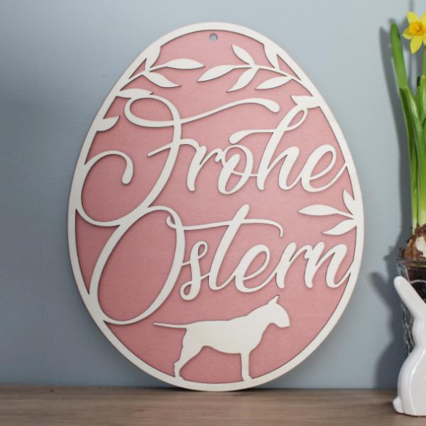 Osterdeko - BULLTERRIER - v1