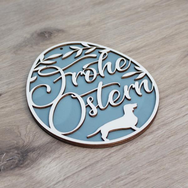 Osterdeko - DACKEL - v1