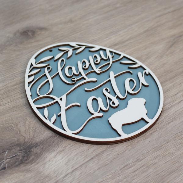 Easter decoration - ENGLISH BULLODG - v1