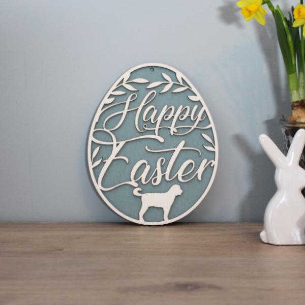 Osterdeko - LABRADOODLE - v1