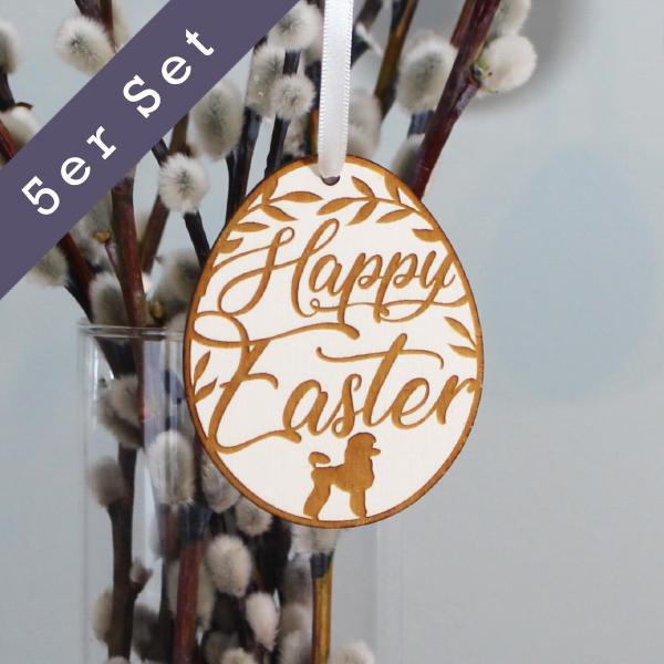 Osterdeko - Pudel / KÖNIGSPUDELPUDEL - v1