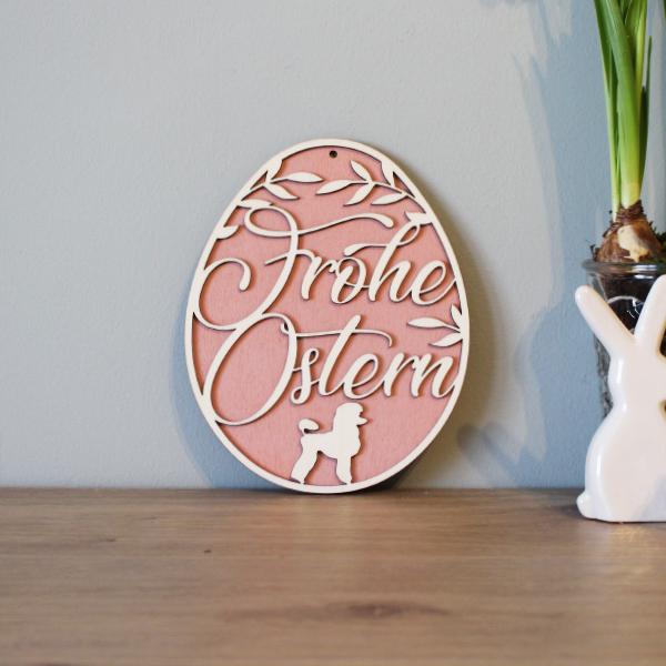 Osterdeko - KÖNIGSPUDEL - v1