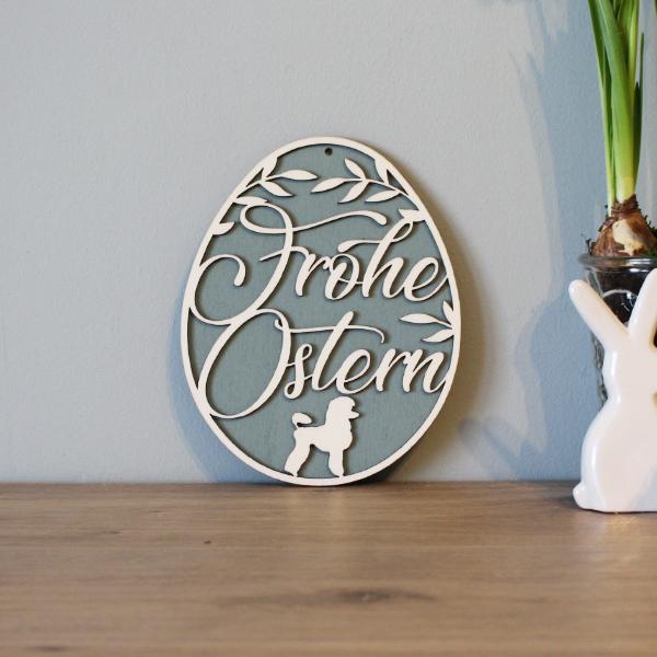 Easter decoration - KING POODLE - v1