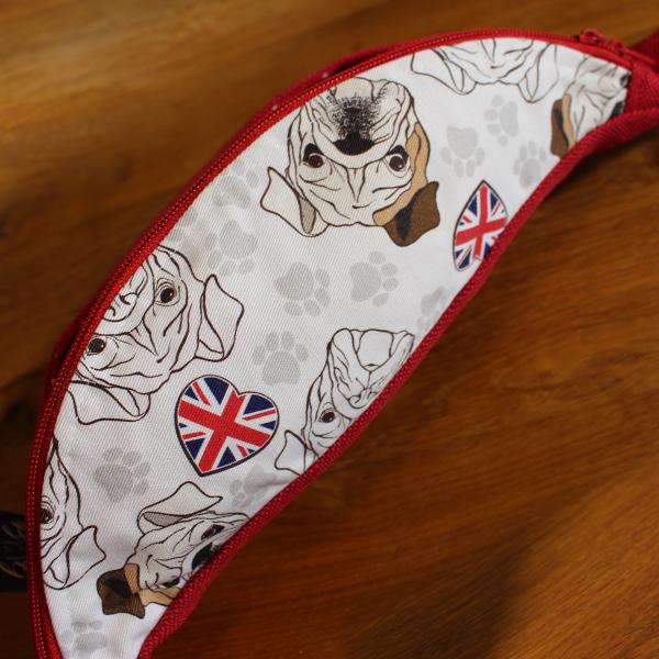 SLING BAG / HIP BAG / Gürteltasche - ENGLISH BULLDOG v1 A - Englische Bulldogge