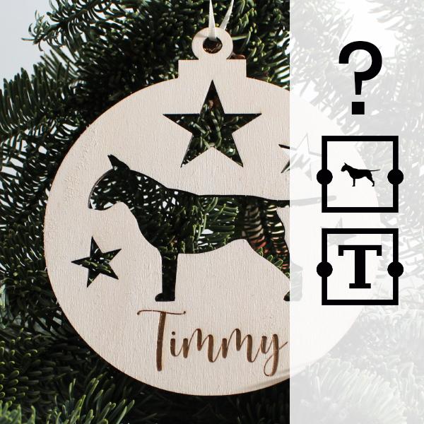 X-MAS Christmas Decoration - all dog breeds