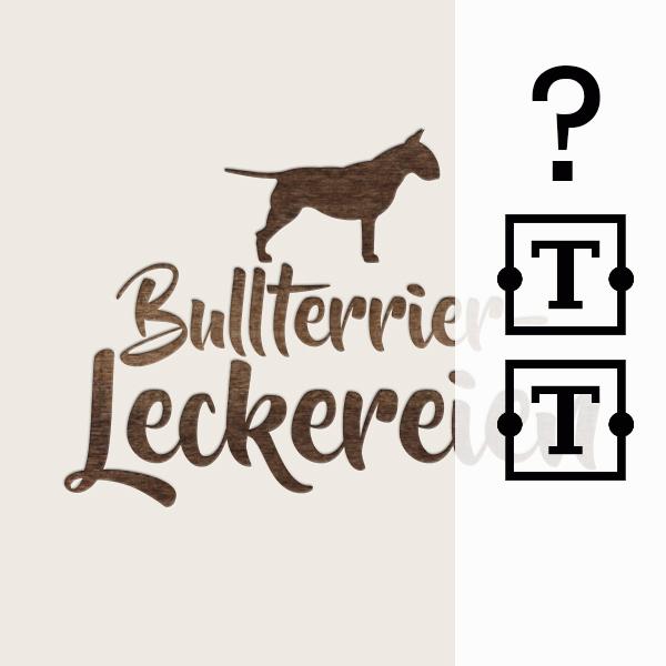 CUSTOM  - wooden box - DOG Line1 Line2