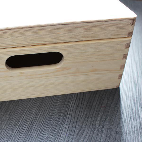 CUSTOM  - wooden box - DOG Line1 Line2