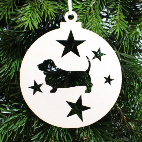 Christmas decoration - BASSET HOUND  - v1