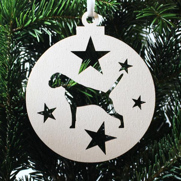 Christmas decoration - BOXER DOG / GERMAN BOXER  - v1