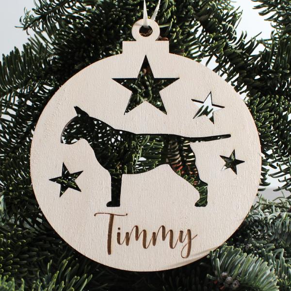 Christmas decoration - BULL TERRIER - v1